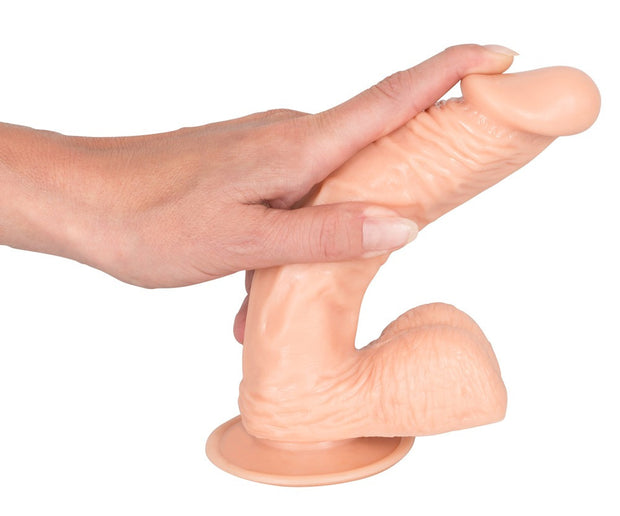 Fallo realistico Medium Dildo with Testicles and Suction Cup