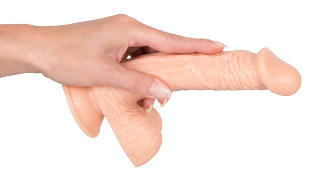 Fallo realistico Medium Dildo with Testicles and Suction Cup