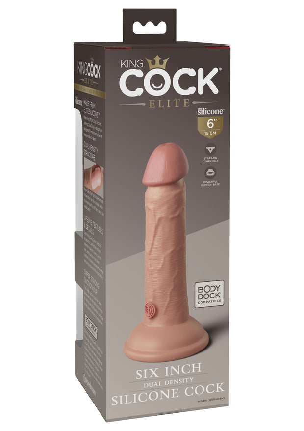 Fallo realistico 6 Inch 2Density Silicone Cock