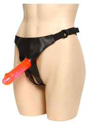 imbragatura cintura con fallo pene rosso realistico vaginale anale strap on