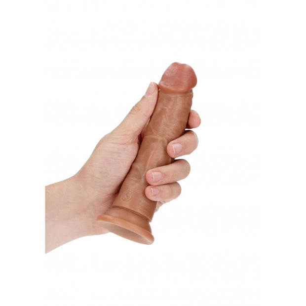Fallo grosso tan Dildo without Balls with Suction Cup - 6''/ 15,5 cm
