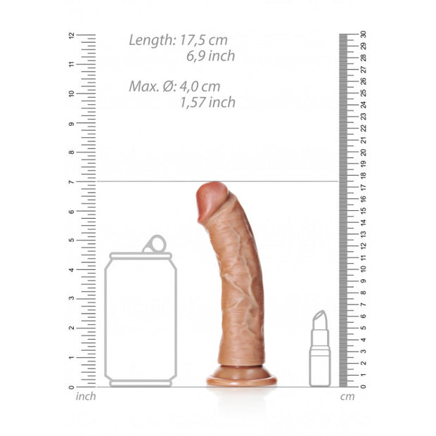 Fallo grosso tan Dildo without Balls with Suction Cup - 6''/ 15,5 cm