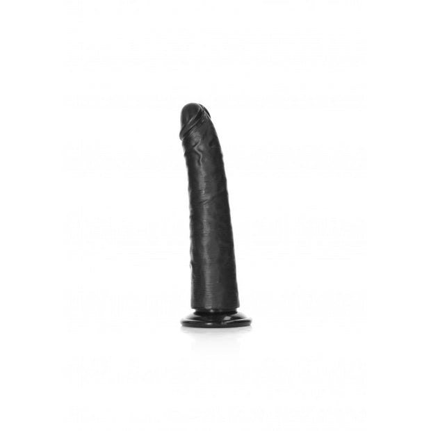 Fallo nero Dildo without Balls with Suction Cup - 7''/ 18 cm