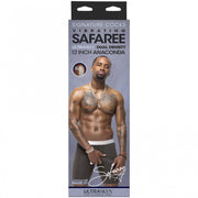 Vibratore realistico Safaree Samuels Anaconda Vibrating Cock 12 / 30 cm Chocolate