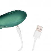 Vibratore anale per prostata Bent Vibrating Prostate Massager with Remote Control Metallic Green