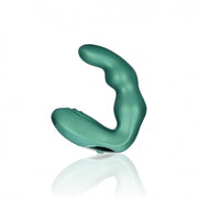 Vibratore anale per prostata Bent Vibrating Prostate Massager with Remote Control Metallic Green