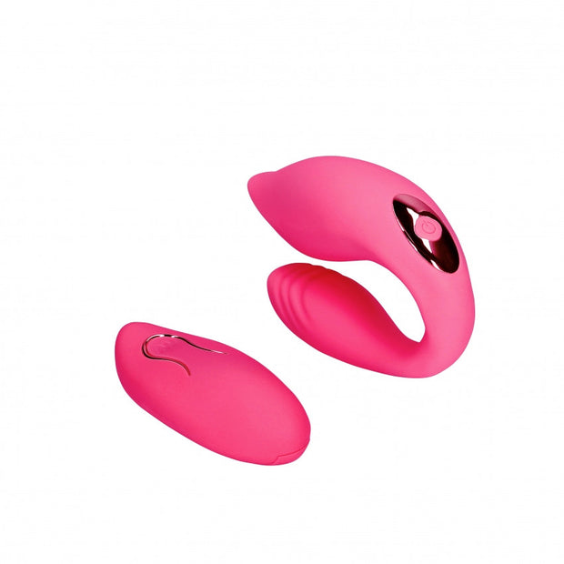 Vibratore per la coppia Couple Toy with Remote Control Wild Strawberry