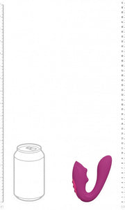 Vibratore vaginale Yuki Dual Motor G-Spot Vibrator with Massaging Beads Pink
