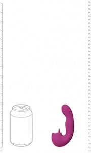 Vibratore vaginale Yumi Triple Motor G-Spot Finger Motion Vibrator and Flickering Tongue Stimulator Pink