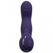 Vibratore vaginale Yumi Triple Motor G-Spot Finger Motion Vibrator and Flickering Tongue Stimulator Purple