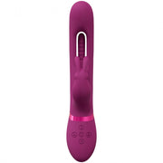 Vibratore rabbit Mika Triple Motor Vibrating Rabbit with Innovative G-Spot Flapping Stimulator Pink