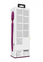 Vibratore wand Kiku Double Ended Wand with Innovative G-Spot Flapping Stimulator Pink