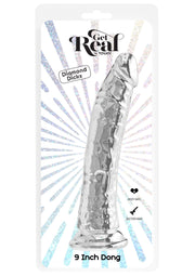 Fallo realistico con ventosa Clear Dong 9 Inch
