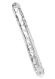 Fallo realistico doppio Clear Double Dong 13 Inch