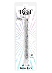 Fallo realistico doppio Clear Double Dong 13 Inch