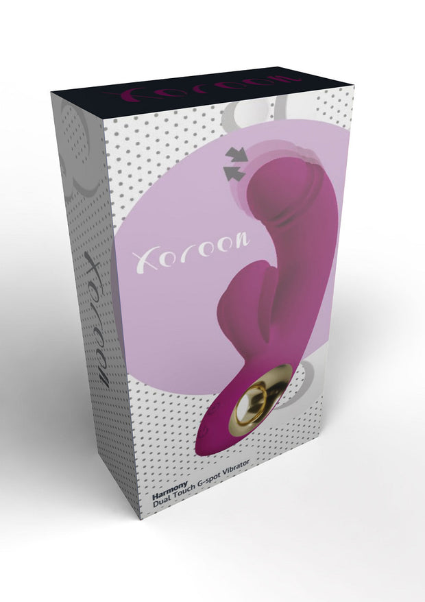 Vibratore rabbit in silicone Xocoon Harmony Dual Touch