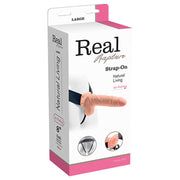 Fallo dildo indossabile strap on cavo Con testicoli Real Rapture 8 Flesh
