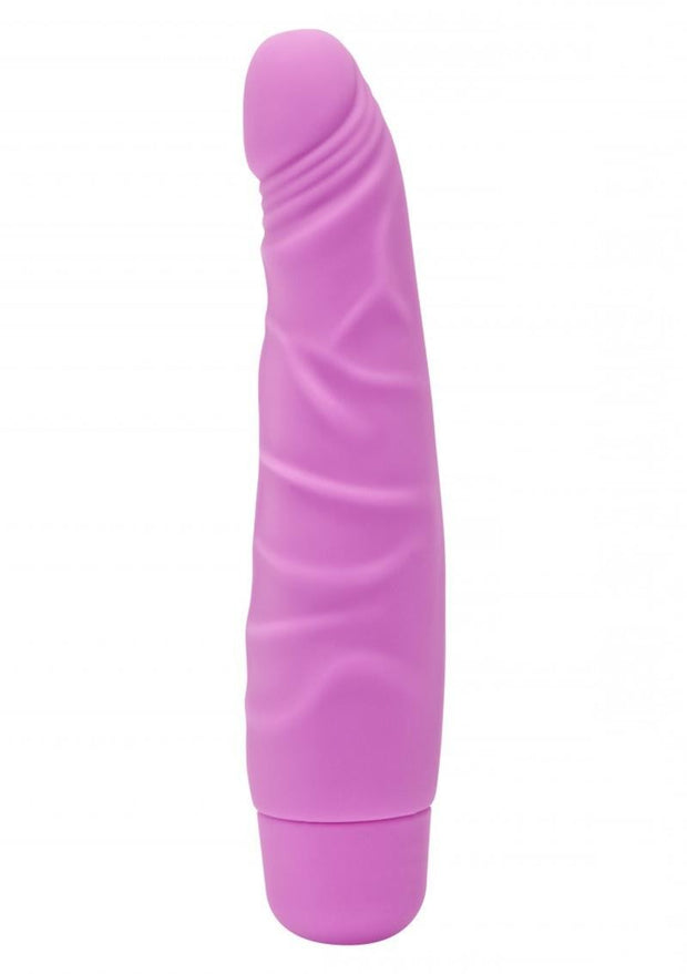 Vibratore vaginale anale pink realistico fallo dildo vibrante in silicone slim sex toys