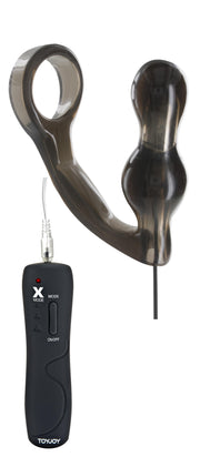Vibratore plug anale indossabile Power Vibr. Plug & Penisring