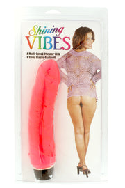 vibratore glitter fallo dildo vibrante pene finto morbido vaginale anale sexy