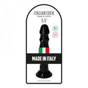 dildo realistico nero con ventosa Italian Cock 5.5'' Nero