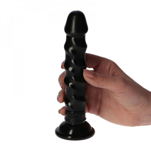 dildo realistico nero con ventosa Italian Cock 5.5'' Nero