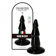 Plug Fallo black Italian Cock 5'' Nero