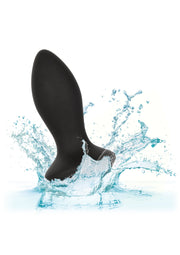 Plug anale vibrante Vibrating Petite Crystal Probe black