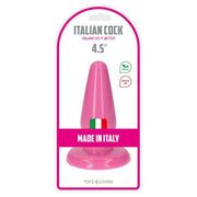 plug rosa grande con ventosa morbido dildo anale a piramide impermeabile pink