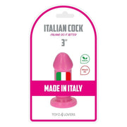 piccolo fallo rosa con ventosa dildo mini vaginale anale per uomo e donna pink