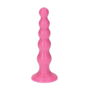 dildo a sfere plug anale rosa dilatatore stimolatore ano con ventosa anal pink