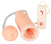 Masturbatore vibrante French Kiss pump