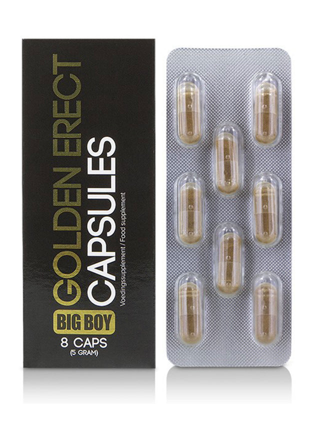 Big Boy Golden Erect 8pcs stimolatori uomo